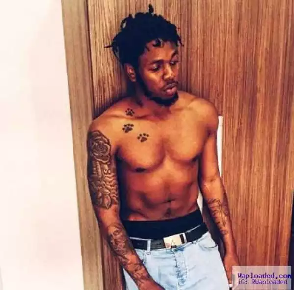 Singer/Rapper Runtown Goes Topless For Fans For The First Time